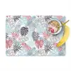 Bladeren - Jungle - Pastel - Tropisch Placemat vinyl groot -zzzproduct_Kitchenyeah-website