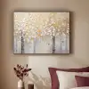 Bomen - Aquarel - Kunst - Natuur Textielframe - compleet frame klein -sfeer1
