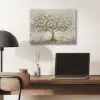 Boom - Beige - Goud - Verflook - Grijs PET vilt klein -sfeer5