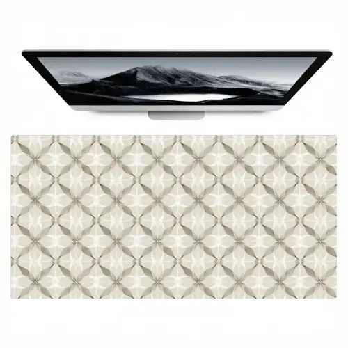 Grafisch - Patroon - Grijs Muismat XXL klein 681 -zzz3d