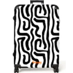 Modern - Lijnen - Zwart NBS - Large koffer - Volwassenen Unisex groot -zzzzzzzzkaufland2