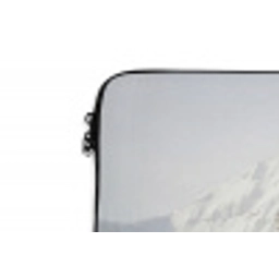Berg - Sneeuw - Winter - Natuur - Wit laptophoes neopreen klein -detail