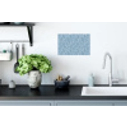 Organisch - Patroon - Blauw Muursticker klein 286 -keuken