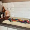 Explosie - Kleurrijk - Vormen - Abstract Inductie beschermer vinyl 3mm klein -sfeer3