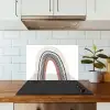 Regenboog - Pastel - Design keuken achterwand spatscherm klein -sfeer2