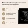 Spijkenisse - Kaart - Stadskaart - Plattegrond Inductie beschermer vinyl 3mm middel -sfeer2