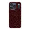 Mozaïek - Tegel - Bordeauxrood Telefoonhoesje iPhone 17 Pro klein 878 -3d