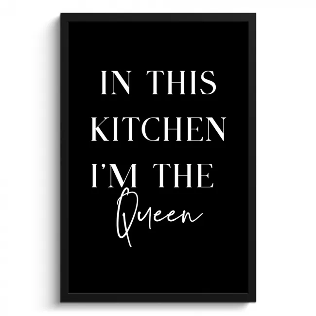 Poster met lijst - Keuken Monarchie