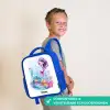 Zeemeermin met blauw schildpad tussen koraal Kinderrugzak - Blauw middel -sfeer3_NL