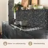 Terrazzo -  Patroon - Zwart - Wit keuken achterwand 2 middel 871 -usp_NL