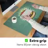 Hamburger - Illustratie - Sla - Kaas Muismat XXL klein -sfeer3