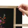 Kleurrijk - Boeket - Vaas - Goud Light Box met batterij (Wandlamp) middel -USP_websiteprintNL