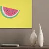 Fruit - Watermeloen - Geel PET vilt klein -sfeer6_closeup