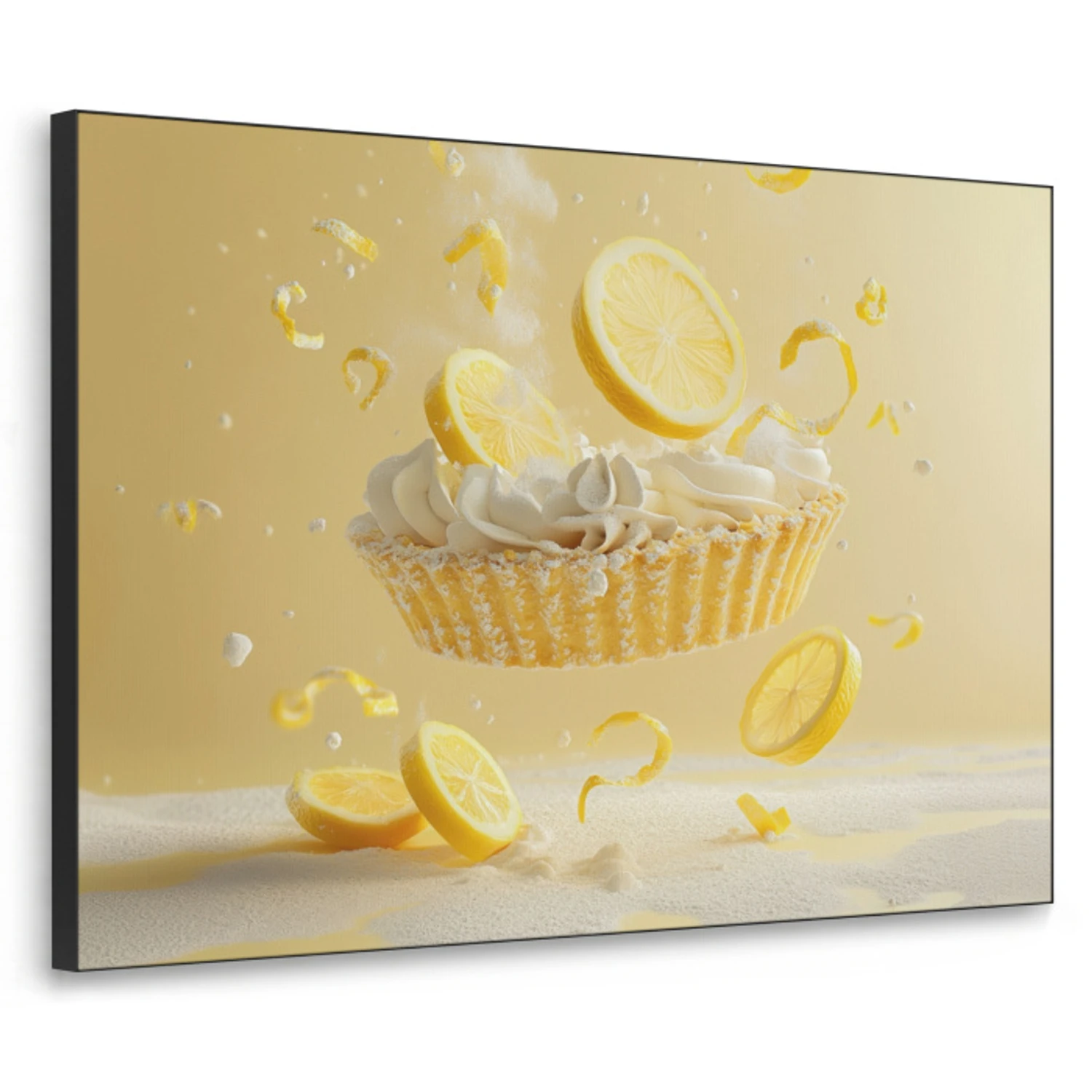 Art Frame - Citron - Gâteau - Alimentaire - Jaune | Hellodeco.fr