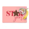Star girl - Roze - Panter - Ster Placemat vinyl groot -zzzproduct_Kitchenyeah-website