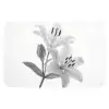 Lelies - Elegant - Zwart - Wit WCmat klein -3d