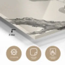 Aap - Maan - Goud plexiglas 5mm klein -sfeer2