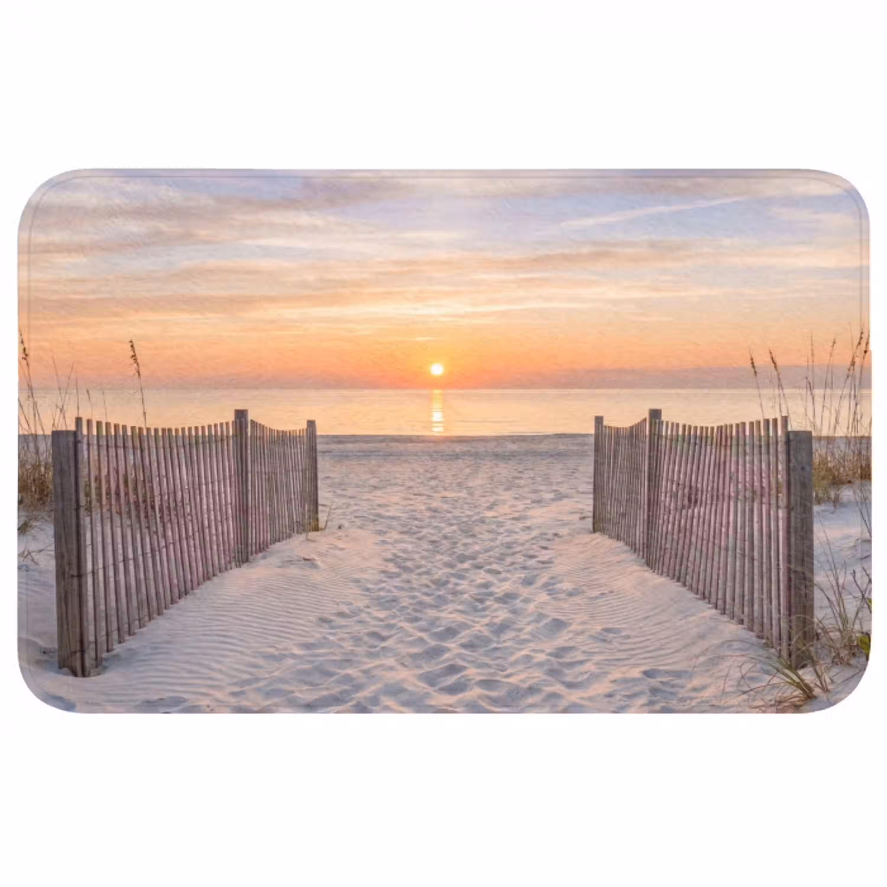 Zonsondergang - Strand - Zand WCmat middel -3d