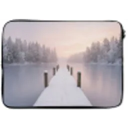 Steiger - Meer - Mist - Winter - Serene laptophoes neopreen klein -zkaufland3dotto