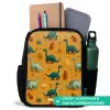 Dino - Dieren - Patroon Rugzak - Zwart middel -inhoud_NL