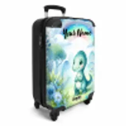Daantje Dino NBS - Handbagage koffer - Kinderen Unisex middel -productfoto_3d