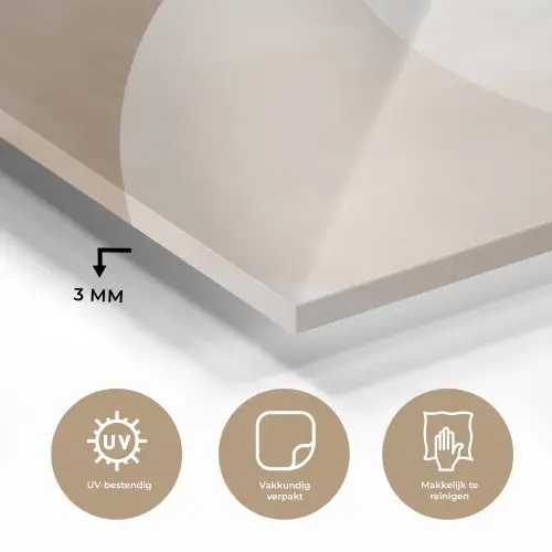 Ovale vormen - Transparant - Zachte overgang plexiglas 5mm klein -sfeer2