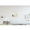 Wolken - Duinlandschap - Zand textielposter latten blank klein -kinderkamer