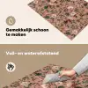 Bloemen - Klassiek - Roze Inductie beschemer met haakjes klein 777 -ky-schoon-nl