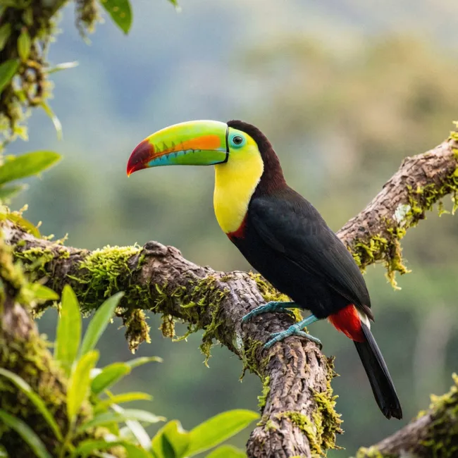 Behang - Toekan - Jungle - Natuur - Kleurrijk