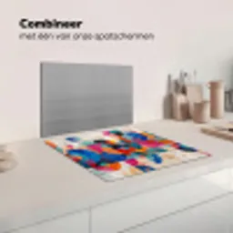 Kunst - Geometrisch - Abstract - Kleurrijk Inductie beschermer vinyl 3mm middel -wsfeer7_website