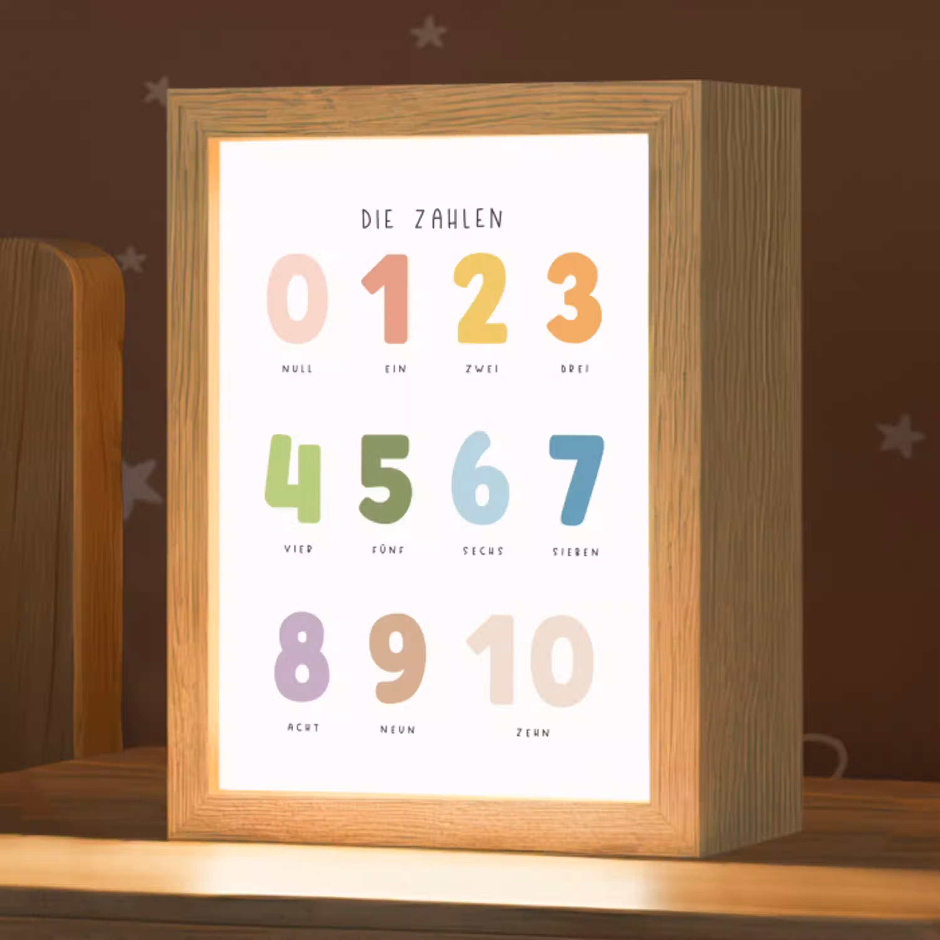 Educatief - Leren tellen - Wit - Kleuren - 1-10 Light Box met kabel klein -zzz_3d_website