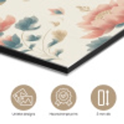 Lotus - Bloemen - Roze aluminium wit klein 46 -closeup_NL