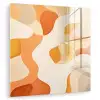 Oranje - Abstract - Kunst plexiglas 5mm klein -zzzproduct_nieuw