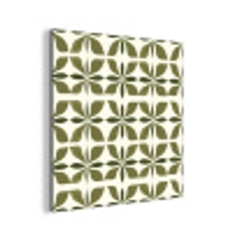 Botanisch - Retro - Groen aluminium wit klein 46 -3d