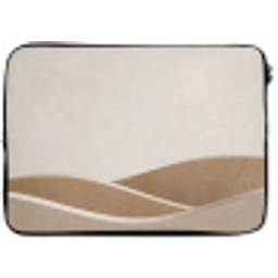 Abstract - Golven - Modern - Beige laptophoes neopreen klein -zkaufland3dotto