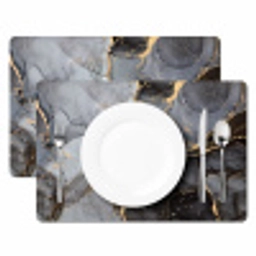 Marmer - Abstract - Goud - Grijs Placemat vinyl groot -zzsfeer2_Kitchenyeah-website