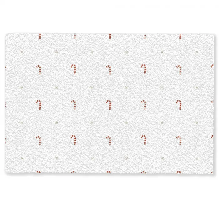 Patroon - Sterren - Zuurstok - Wit Deurmat klein 898 -zkaufland3d