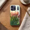 Tulpen - Roze - Zonnestralen Telefoonhoesje iPhone 17 Pro klein -sfeer1