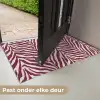 Zebra - Motief - Bordeaux - Rood Deurmat klein 898 -USP_NL