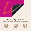 Oh la la - Oranje - Roze Inductie beschemer met haakjes klein -ky-onderkant-de