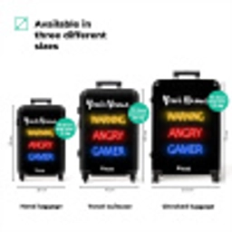 Warning Angry Gamer NBS - Handbagage koffer - Kinderen Unisex middel zzzzzzVergelijking_3EN