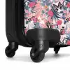 Tropisch vlinder patroon licht roze NBS - Handbagage koffer - Kinderen Unisex middel -wiel