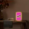 Hotdog - Roze - Retro Light Box met kabel (Tafellamp) klein -sfeer4