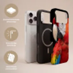 Ara - Portret - Rood Toughcase MagSafe Apple iPhone 17 Pro Max klein -USP_Lagen_NL