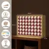 Rood - Tegelpatroon - Crème Light Box met batterij (Wandlamp) middel 907 -USP_websiteoverzichtNL