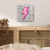 Bliksem - Roze - Stippen plexiglas 5mm klein -sfeer4