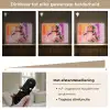 Portret - Vrouw - Abstract - Bloemen Light Box met batterij (Wandlamp) middel -USP_dimbaarNL