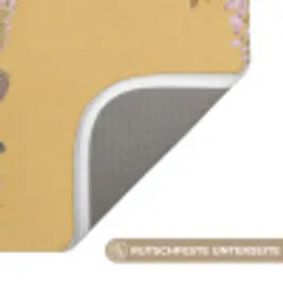 IJsvogels - Bloesem - Geel Badmat klein -USP_AntislipDE
