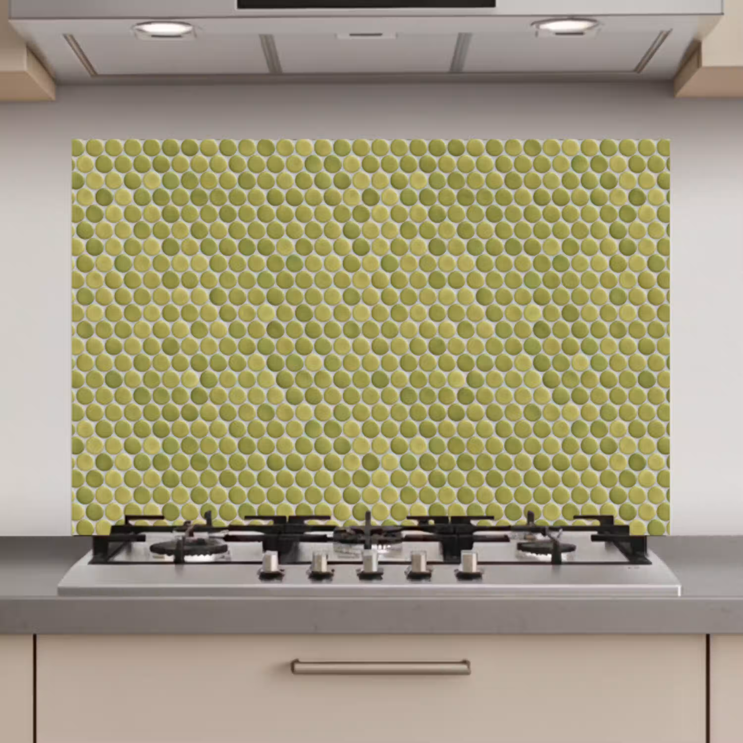 Penny - Mozaïek - Olijfgroen keuken achterwand spatscherm klein 900 -3d_website