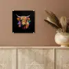 Schotse Hooglander - Graffiti - Kleurrijk - Bloem - Dieren plexiglas 5mm klein -sfeer5
